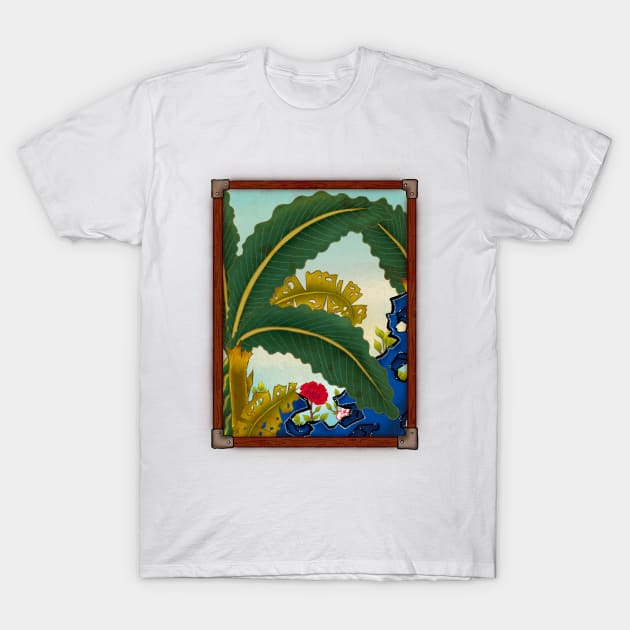 Minhwa: Plantain Garden in the Morning (Korean traditional/folk art) T-Shirt by koreanfolkpaint